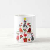 Greyhound Weihnachtsschmuck Tree Hund Mama Kaffeetasse (Mittel)