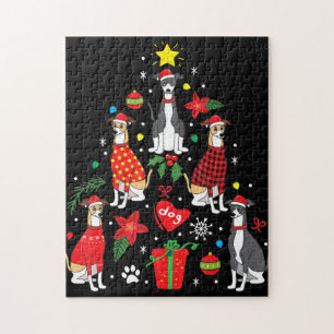 Greyhound Weihnachtsschmuck Tree Hund Mama Puzzle