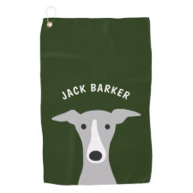 Greyhound Whippet Dog mit Individuelle Name