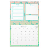 Greyhound Whippet Hund liebt Custom Foto Planer Kalender (Feb 2022)