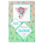 Greyhound Whippet Hund liebt Custom Foto Planer Kalender (Titelbild)