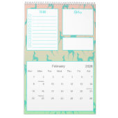 Greyhound Whippet Hund liebt Custom Foto Planer Kalender (Feb 2026)