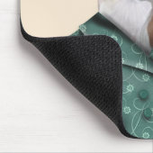 Greyhound Wine Snob Mousepad (Ecke)