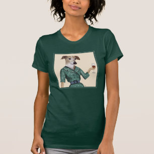 Greyhound Wine Snob T-Shirt