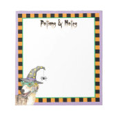 Greyhound Witch Notizblock (Vorderseite)