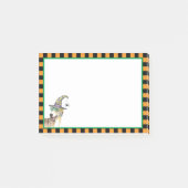 Greyhound Witch Post-it Klebezettel (Vorderseite)