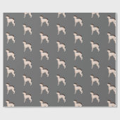 Greyhound Wrapping Papper Geschenkpapier (Flach)
