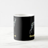Greyhound Yellow & Blue Grilllinien Kaffeetasse (Mittel)