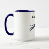 Greyhound zwei Tasse. Tasse (Links)