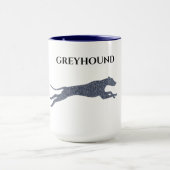 Greyhound zwei Tasse. Tasse (Zentrum)