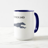 Greyhound zwei Tasse. Tasse (VorderseiteRechts)