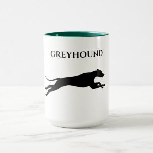Greyhound zwei Tasse. Tasse