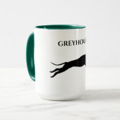 Greyhound zwei Tasse. Tasse (Vorderseite Links)