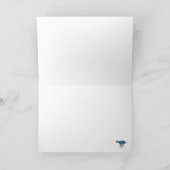 Greyhounds Pulling Santa's Sleigh Feiertagskarte (Innenseite)