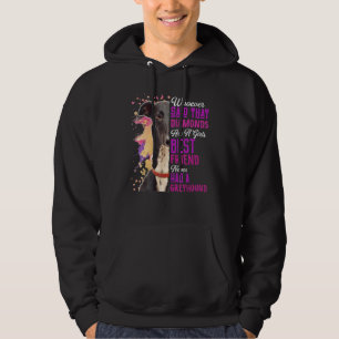 Greyhounds sind ein Girls bester Freund Dog Mama M Hoodie