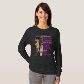 Greyhounds sind ein Girls bester Freund Dog Mama M T-Shirt (Vorne ganz)