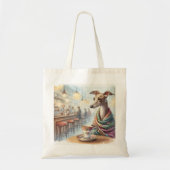Greyhound's Tea Time Tote Tasche (Vorne)