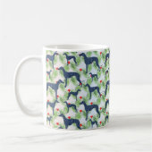 Greyhounds Weihnachten Kaffeetasse (Links)