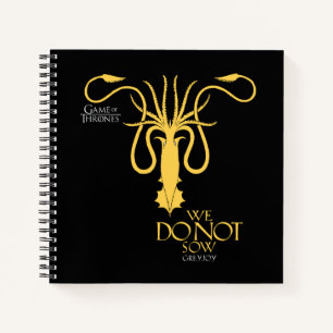 Greyjoy Sigil - We Do Not Sow Notizblock