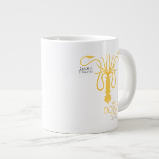 Greyjoy Sigil - Wir säen nicht Jumbo-Tasse (Vorderseite Rechts)