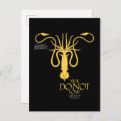Greyjoy Sigil - Wir säen nicht Postkarte (Vorne/Hinten)