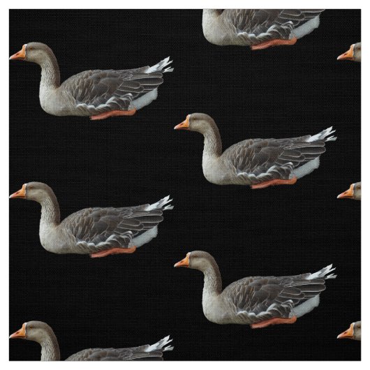 Greylag Swan Goose Cross Stoff (Muster)