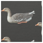 Greylag Swan Goose Cross Stoff (Nahaufnahme)