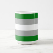 Greyromantische Stolperflagge Kaffeetasse (Mittel)