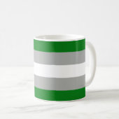 Greyromantische Stolperflagge Kaffeetasse (VorderseiteRechts)