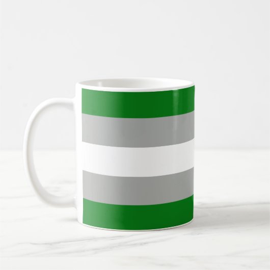 Greyromantische Stolperflagge Kaffeetasse (Links)