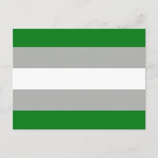Greyromantische Stolperflagge Postkarte (Vorderseite)