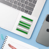 Greyromantischer Stolz Aufkleber (Laptop mit iPhone)