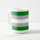 Greyromantischer Stolz Kaffeetasse (Vorderseite Links)