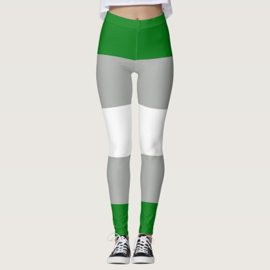 Greyromantischer Stolz Leggings (Vorderseite)