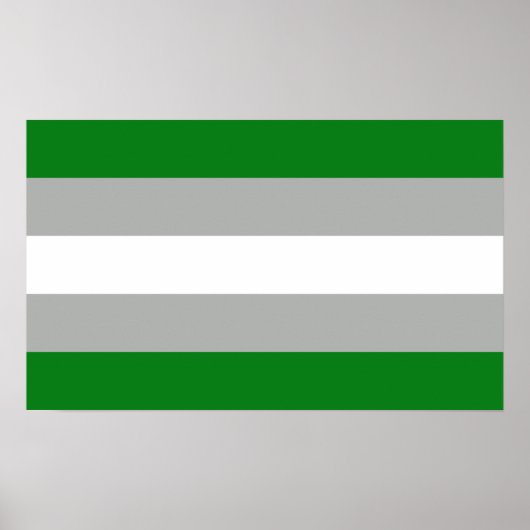 Greyromantischer Stolz Poster (Vorne)