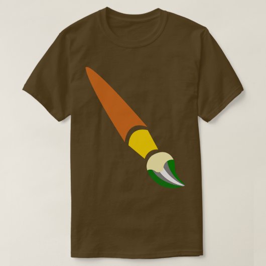 Greyromantisches Pinselstrich-Flag T-Shirt (Design vorne)