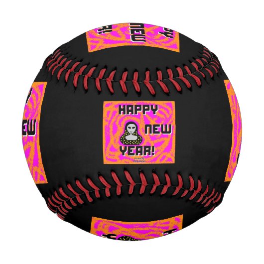Greys New Year Wishes Baseball (Vorderseite)