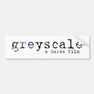 Greyscale Autoaufkleber - schlichtes Weiß