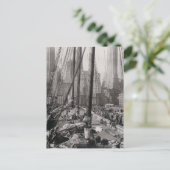 Greyscale Manhattan, New York Postkarte (Stehend Vorderseite)