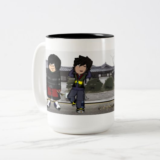 Greysmoke Zweifarbige Tasse (Vorderseite Links)