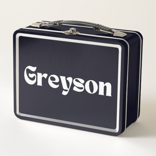 Greyson Metall Brotdose (Vorderseite)