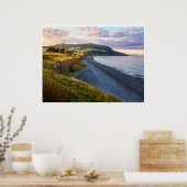 Greystones Beach Poster | Irland Küstenposter (Küche)