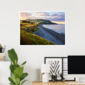 Greystones Beach Poster | Irland Küstenposter (Heimbüro)