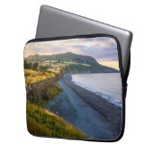 Greystones South Beach Coastal View Laptopschutzhülle (Vorderseite Links)