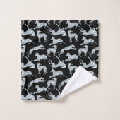 Greyt Diamond Greyhounds Badhandtuch Set (Waschlappen)