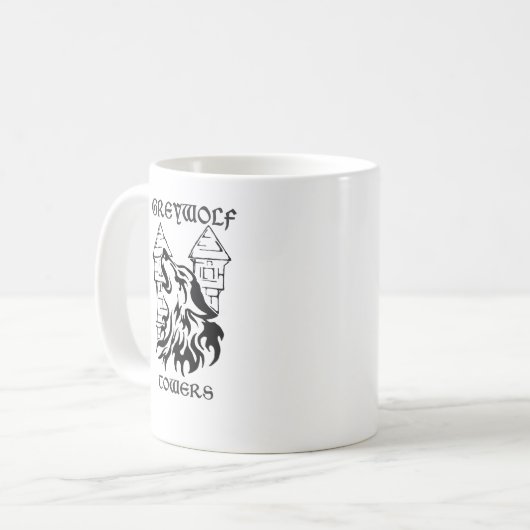 GreyWolf Turm-Tasse Kaffeetasse (Vorderseite Links)