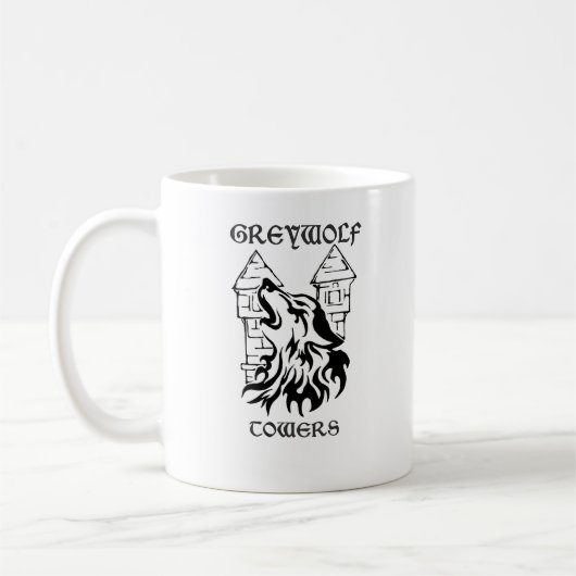 GreyWolf Turm-Tasse Kaffeetasse (Links)