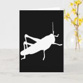 Grhopper Cricket - Insect Bug Cute Funny  Karte (Gelbe Blume)