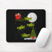 Grhopper Santa Sleigh Flying Funny Magical Christm Mousepad (Mit Mouse)