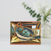 Gri - Äpfel, Stillleben Kunst von Juan Gris Postkarte (Stehend Vorderseite)